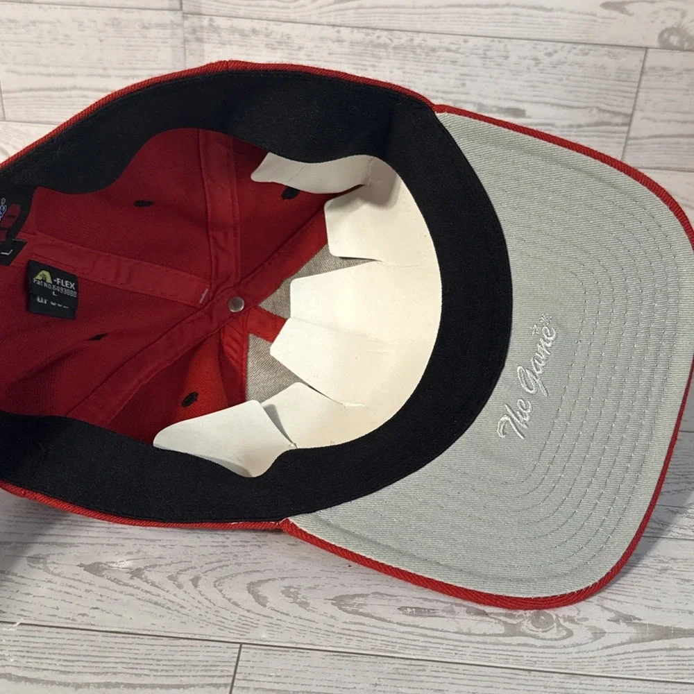 Louisville Cardinals Hat Men Large Red Wool Blend The Game Pro Fitted A-flex OTF